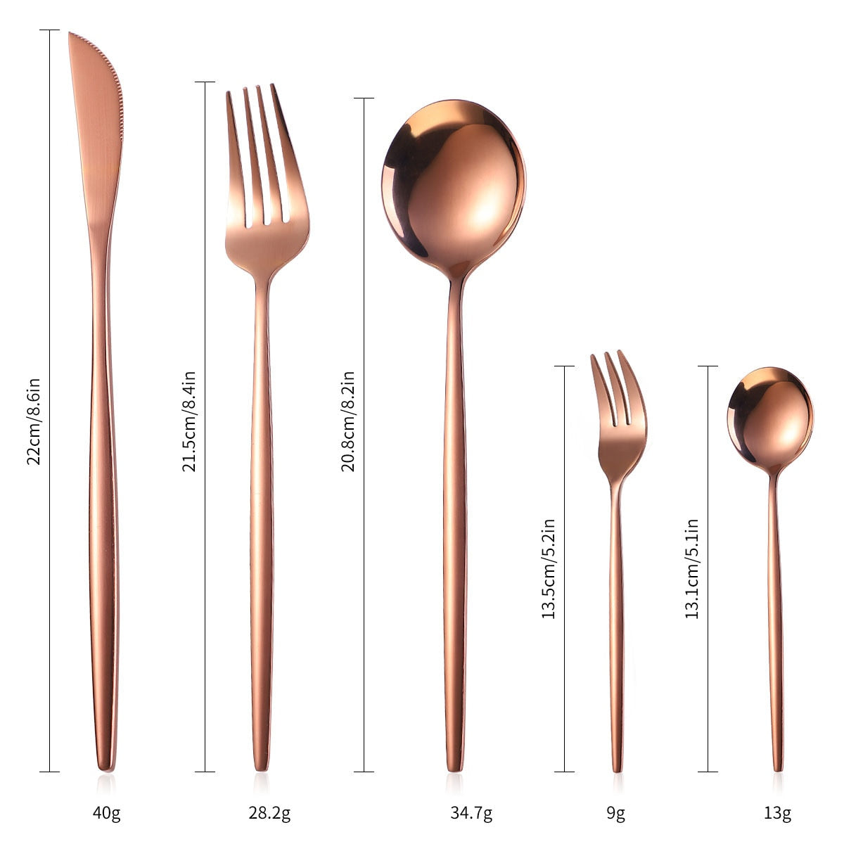 30pcs Stainless Steel Dinnerware Set