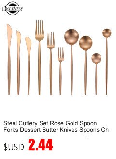 Stainless Steel Gold Cutlery Set