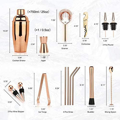 16 piece Cocktail Shaker Making Set