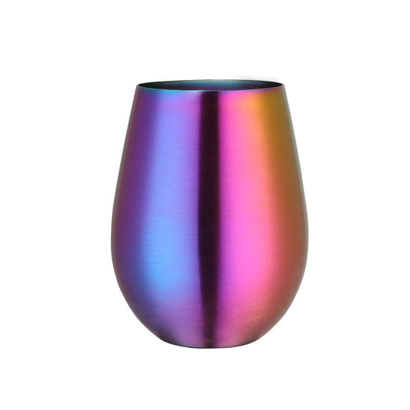 Stainless Steel Stemless Wine Glass