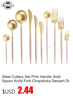 Stainless Steel Gold Cutlery Set