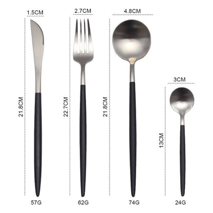 Stainless Steel Gold Cutlery Set