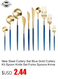 Stainless Steel Gold Cutlery Set