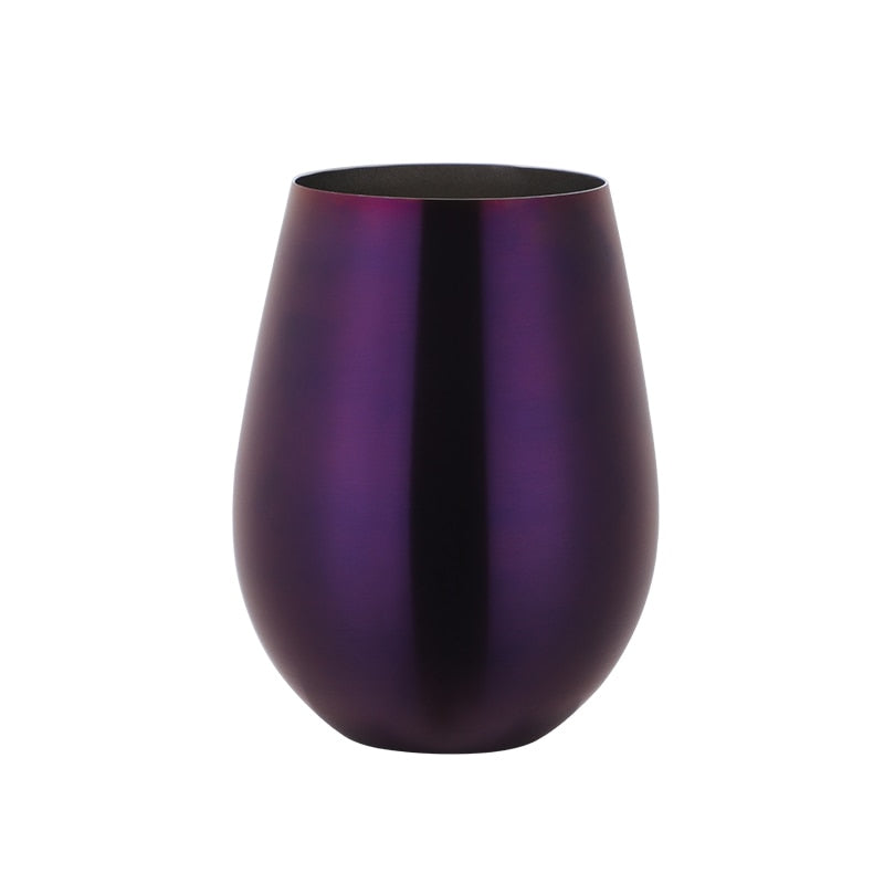 Stainless Steel Stemless Wine Glass