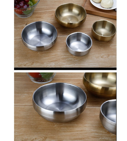 Double Thick Stainless Steel Bowl