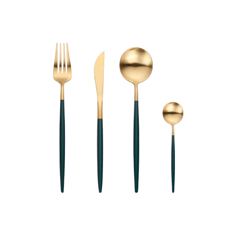 Stainless Steel Gold Cutlery Set