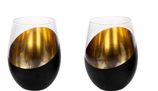 set-of-2-stemless-wine-glasses-in-gold-or-black. jpg