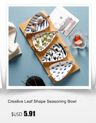 Ceramic Leaf Shape Seasoning Bowl