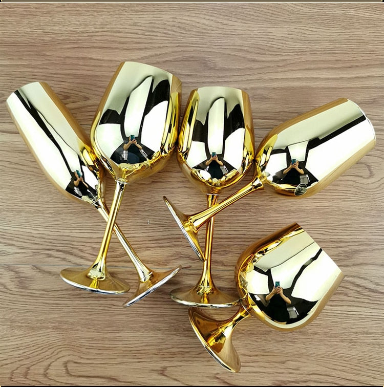 Gold plated Wine & Champagne glass